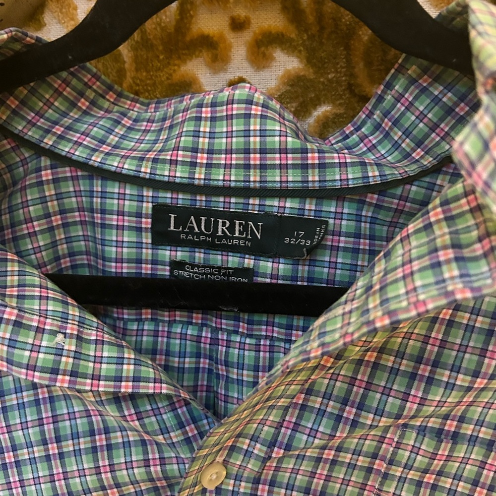 Lauren Ralph Lauren Men's Vibrant Plaid Button-Down Shirt